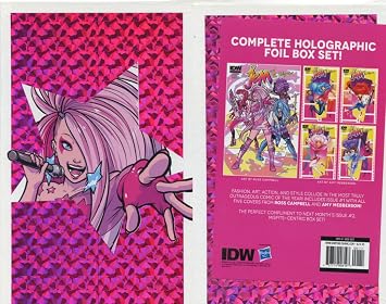 Jem and the Holograms #1 Complete 5 Cover Holographic Foil Box Set