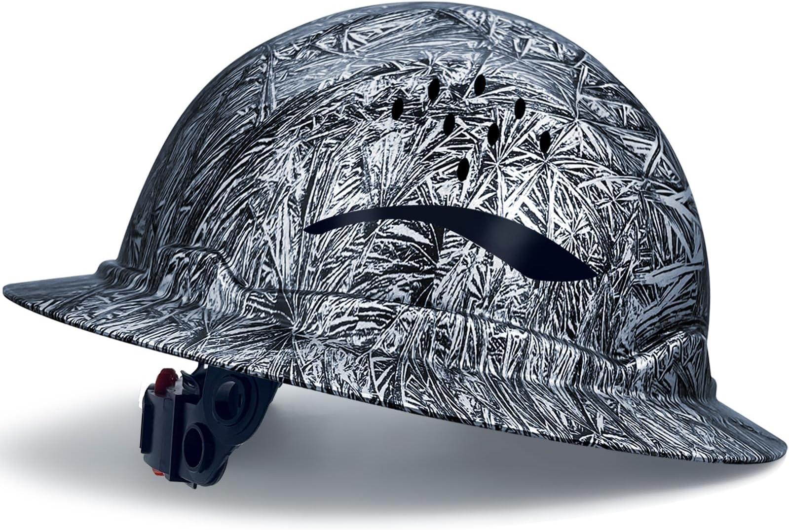 Full Brim Industrial Safety Helmet ANSI/ISEA Z89.1 Type I Class C Certified Hard Hats 6-Point Suspension Lightweight Vented for Construction, Logging, Outdoor Work RGS-B6