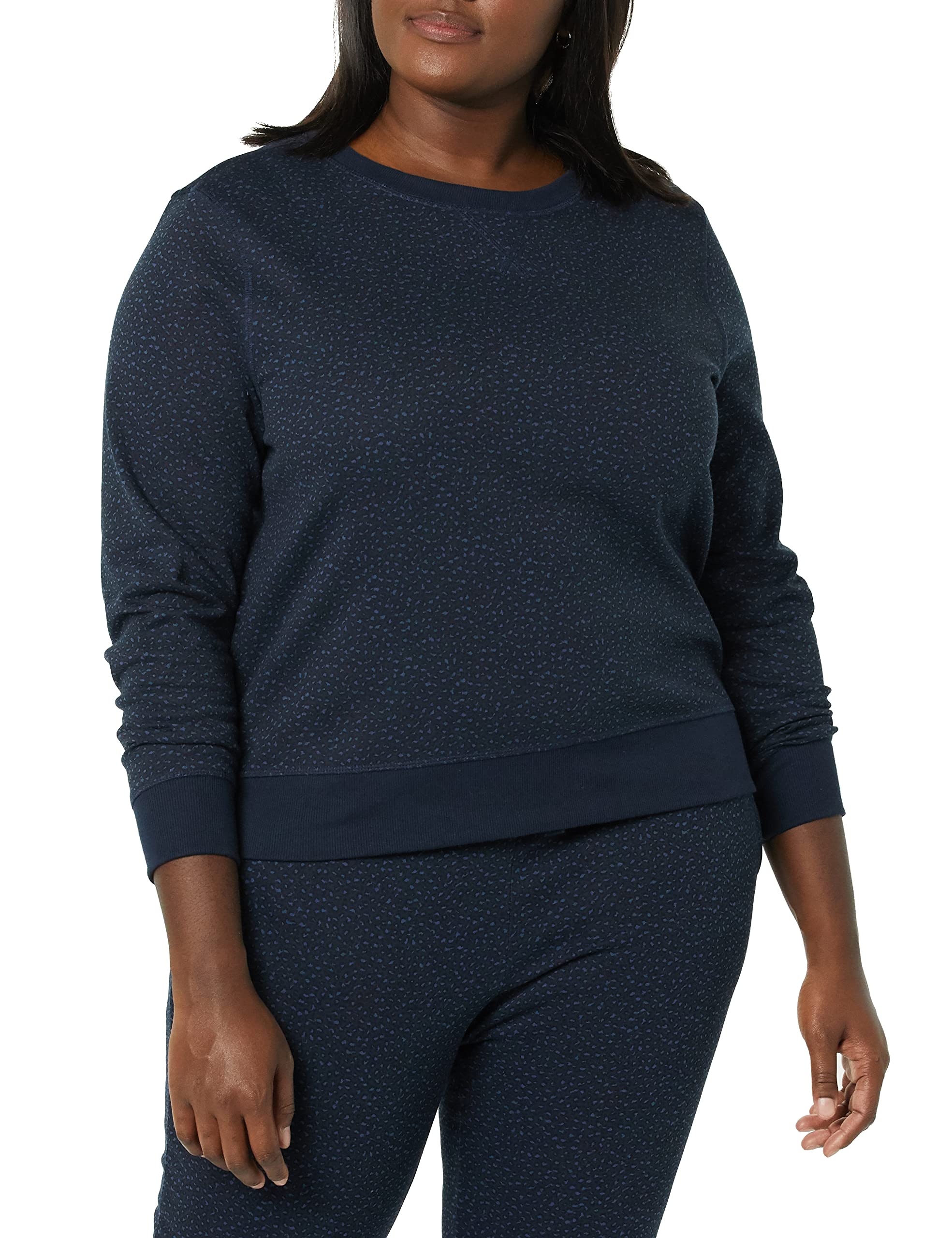 Amazon Essentials Felpa in Pile Girocollo (Disponibile in Taglie Forti) Donna