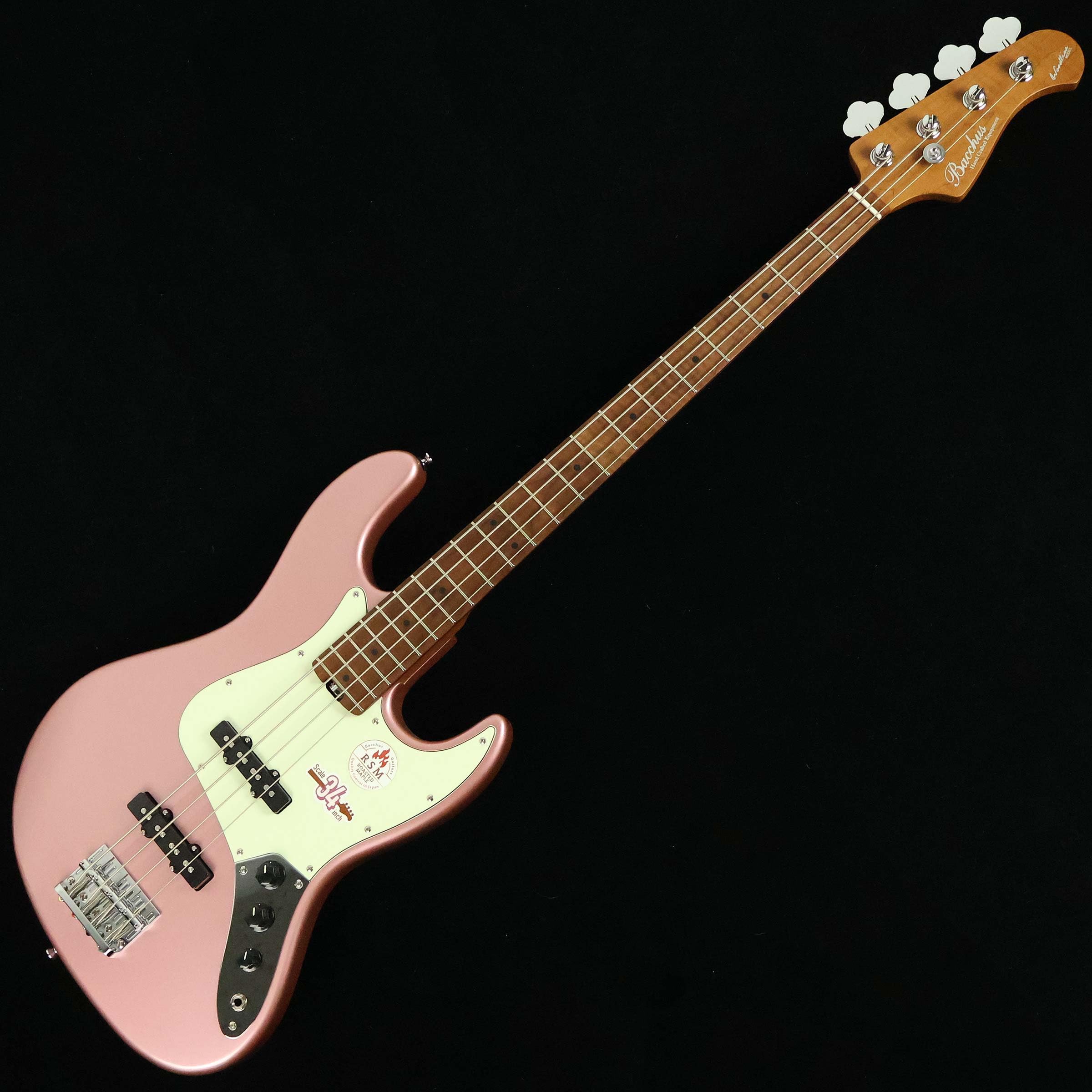 Amazon.co.jp: Bacchus WL4-STD/RSM BGM Electric Bass Jazz