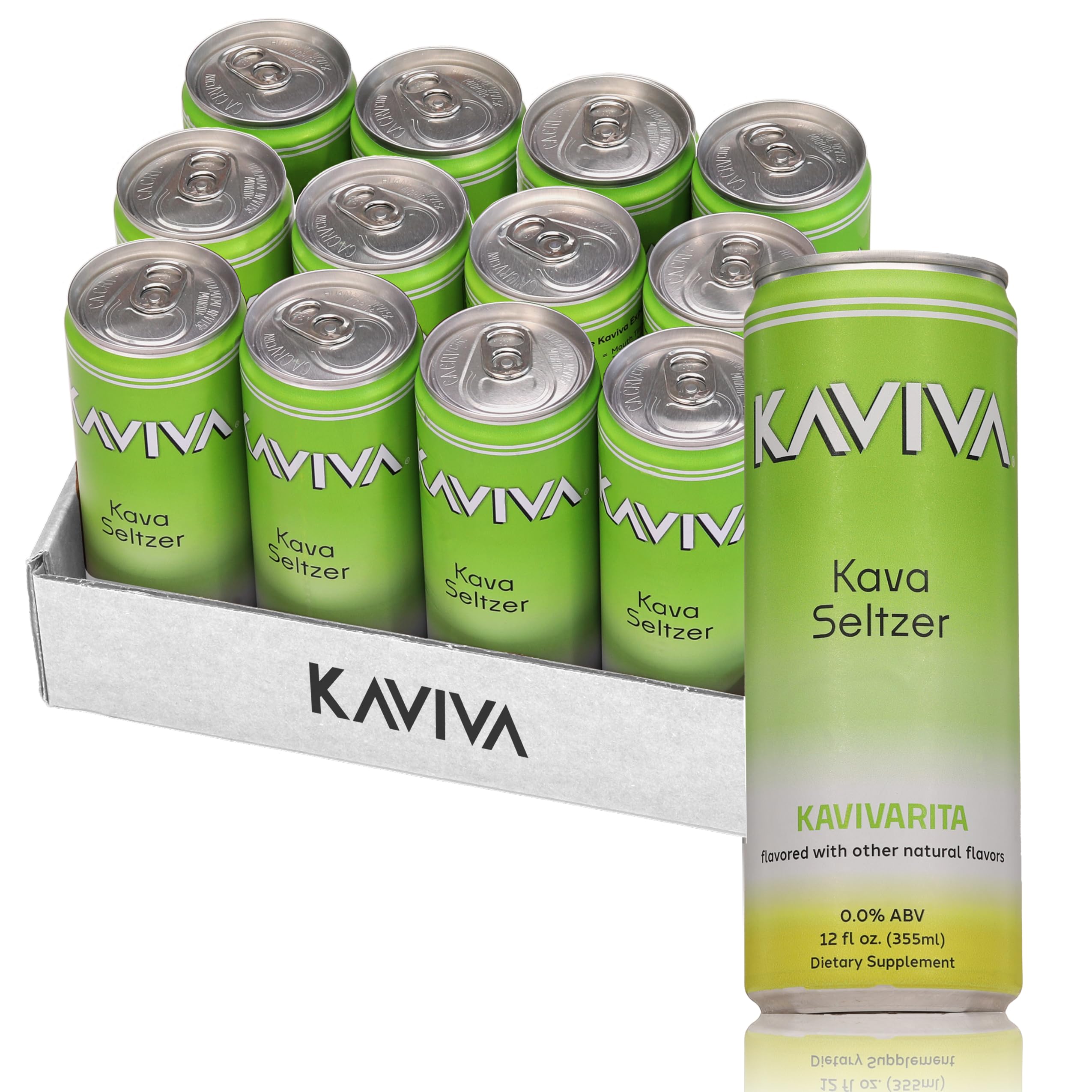 Kaviva | Kava & Seltzer | Relaxation Drink | 50 calories | All Natural | Non-ALC Functional Beverage | Refreshing Alternative | Clean Ingredients — Amazon image 8