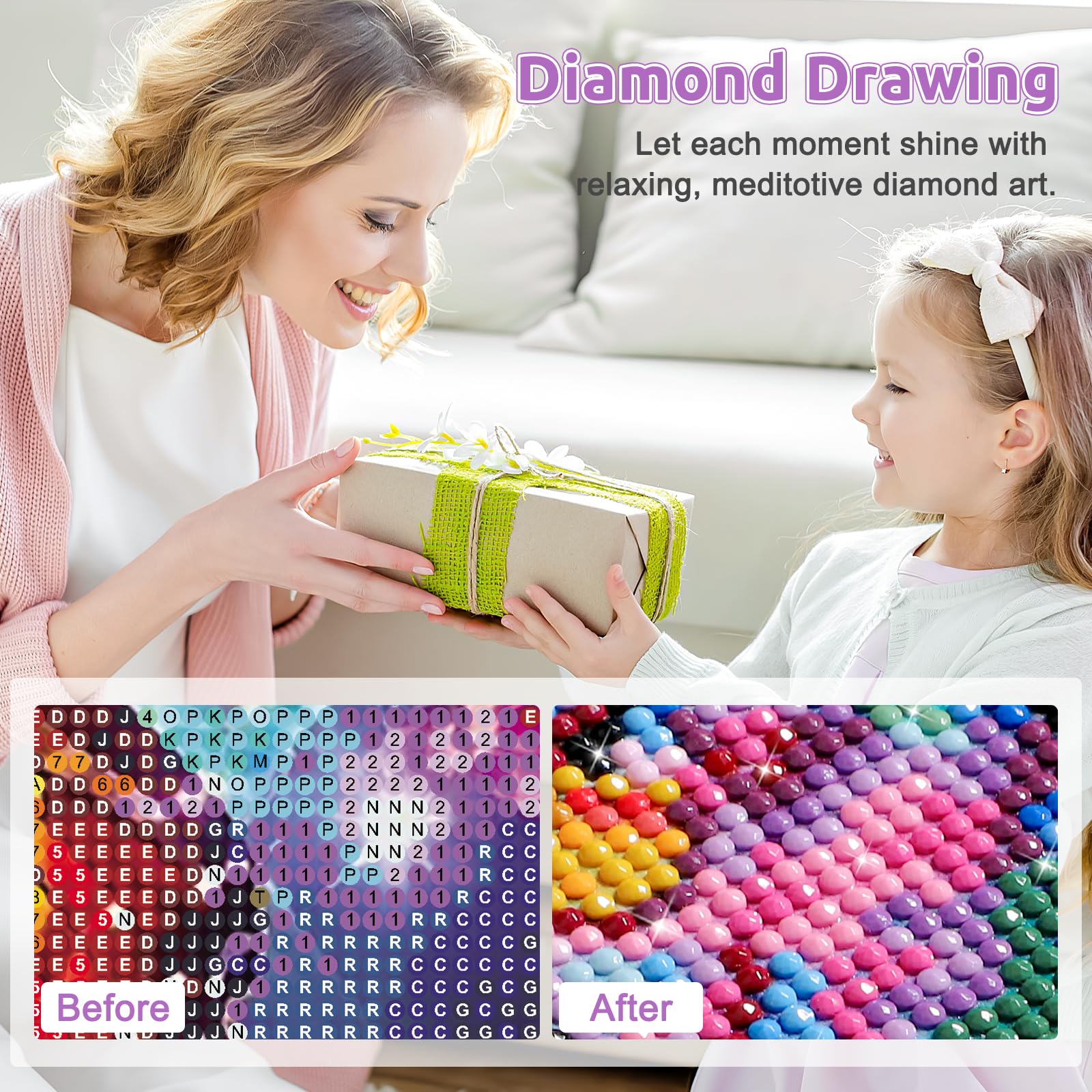 BWFY 5D Diamant-Malerei Set – 12 Schmetterlings-Motive, 30,5x40,6 Cm, Inkl. Werkzeug
