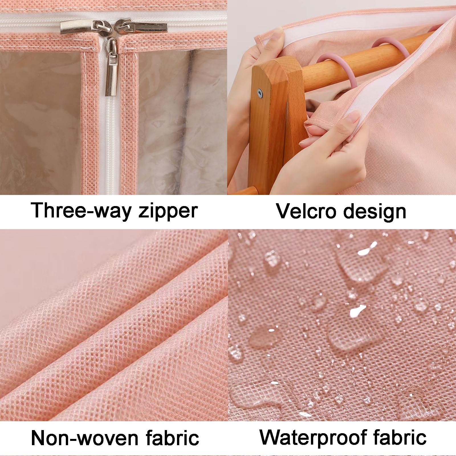 Bolsas Para Ropa Al Vacío Bolsas De Tela A Prueba De Polvo, Fundas Para Colgar Ropa Bolsas De Almacenaje
