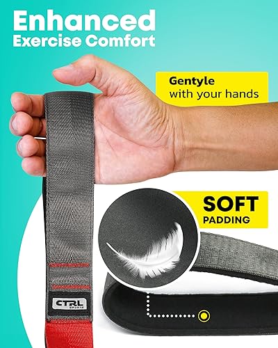 Miniatura 3 de Correa de estiramiento con bucles - Banda de estiramiento no elástica para terapia física, correa de yoga para equipo de estiramiento, bandas de