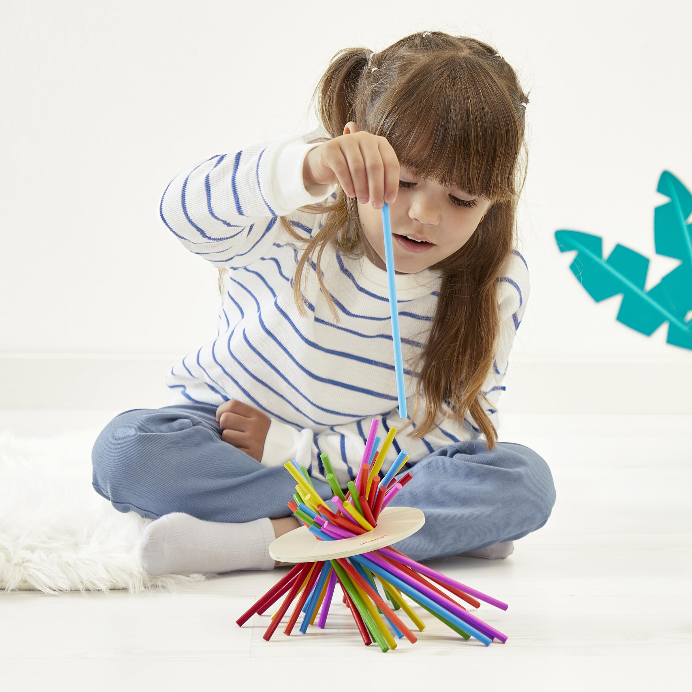 Janod - Juego de Habilidad Crazy Sticks - En Madera - Desde 3 Años, J02695