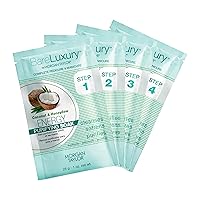 Vista 2 de Morgan Taylor BareLuxury - Paquetes completos de pedicura y manicura de 4 pasos, kit completo de cuidado de uñas con remojo, máscara, exfoliante