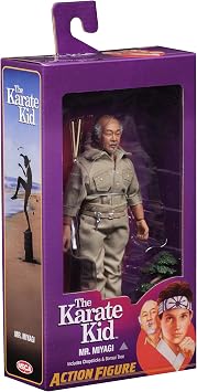NECA The Karate Kid Mr. Miyagi Articulated Figure, Multicolor (NEC0NC19103)