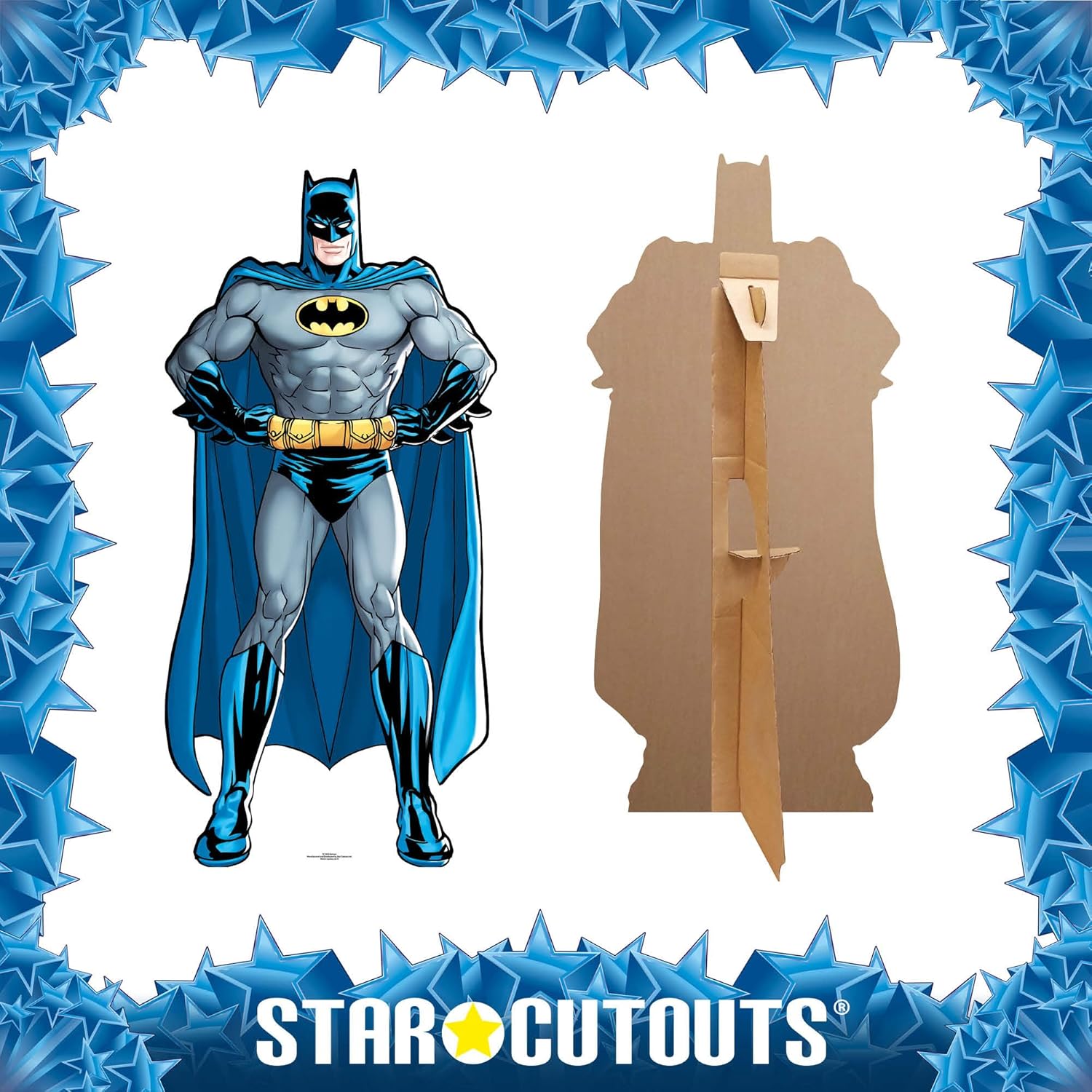 STAR CUTOUTS DC Comics Batman Cut Out, Cardboard, Multi-Colour, 92 x 44 x 92 cm
