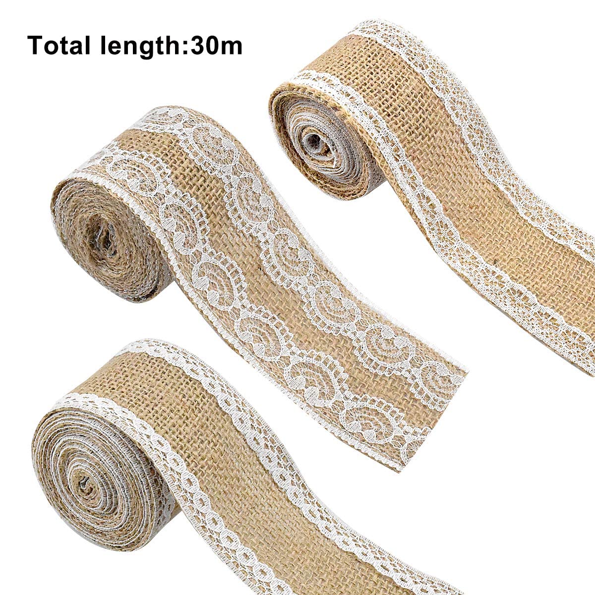 Jute decoratief lint jute ambachtelijke band rol juteband