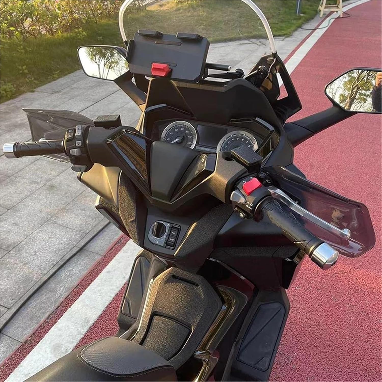 ナックルガード オートバイ ハンドルバー ハンドガード プロテクター シールドに適合するホンダ 350 NSS350 バイク 防風ハ