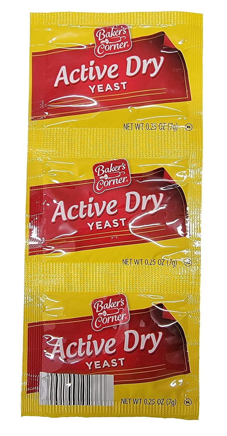 01 Strip of 3 Baker's Corner Active Dry Yeast bread Baking