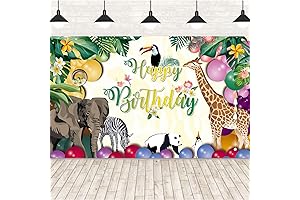 Jungle Birthday Banner for an Unforgettable Animal Safari Celebration