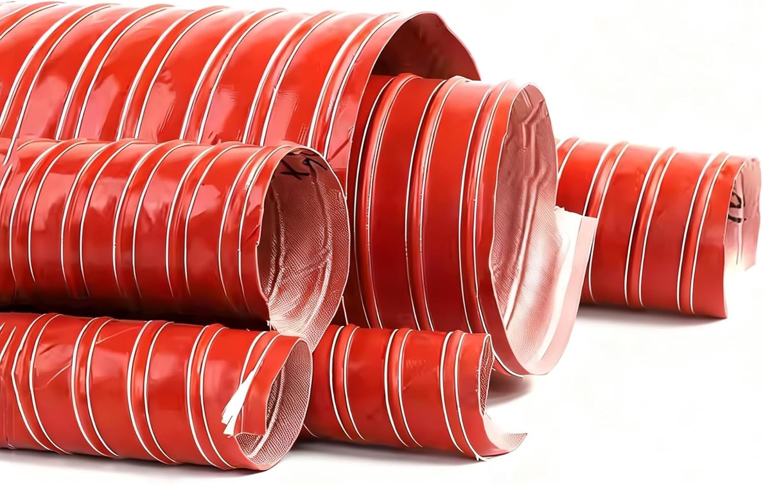 Length 1 Meter/39.3 Inch Intake Hose Automotive Air Duct Hose, Silicone Flexible Cooling Ducting(Inside Dia - 11.5cm/4.53 inches)