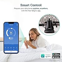 Vista 2 de COSORI Hervidor eléctrico de cuello de cisne inteligente con Bluetooth con control de temperatura variable, cafetera y tetera, 100% acero Negro mate