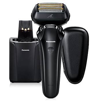 脱毛・除毛 Panasonic ES-LS9P-K BLACK Panasonic ES-LS9P-K Men's Lamdash Linear 6-Blade Shaver with