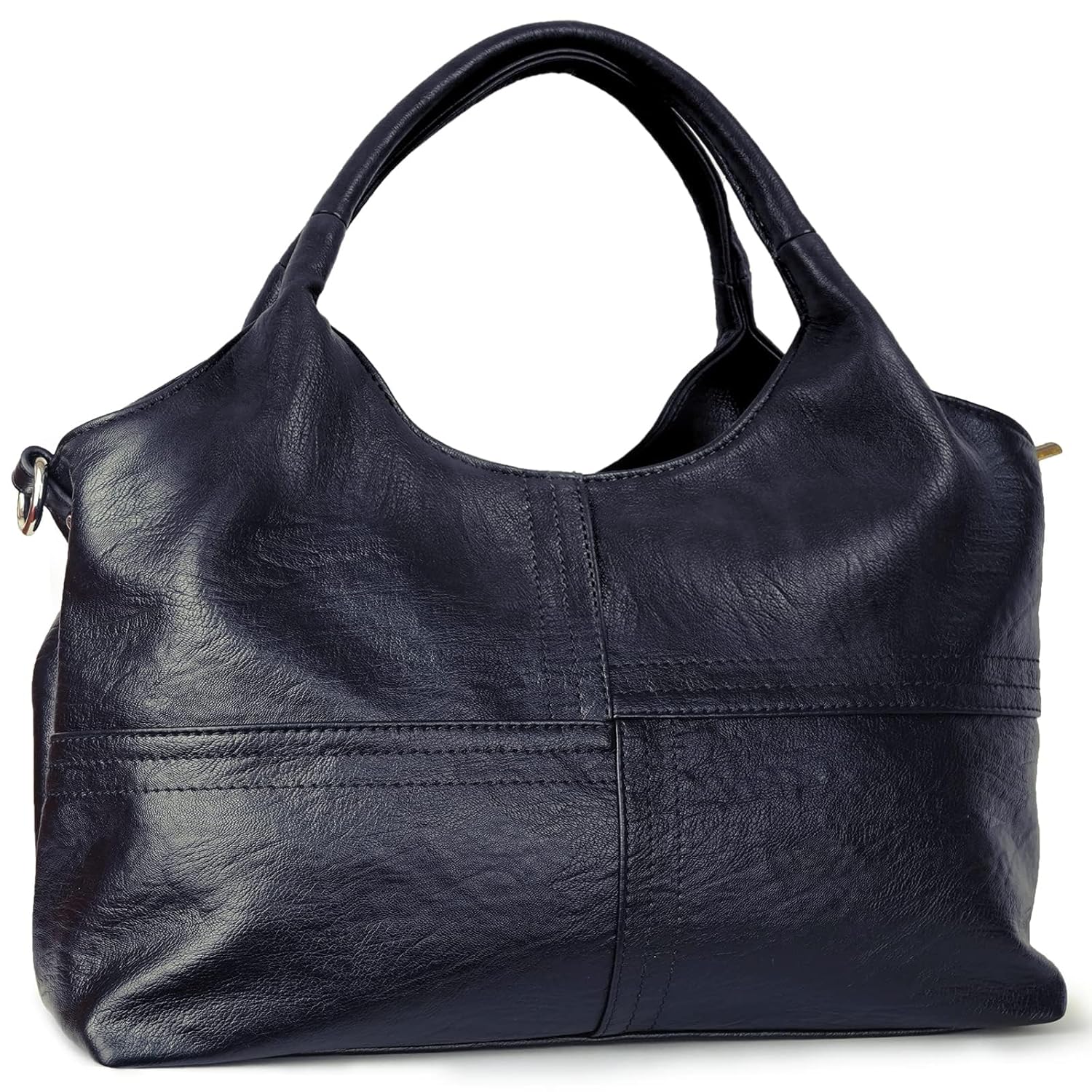 KOGTLA Vegan Leather Purses for Women with Detachable Satchel Strap Ladies Handbags Tote Hobo Bags with Top Handle