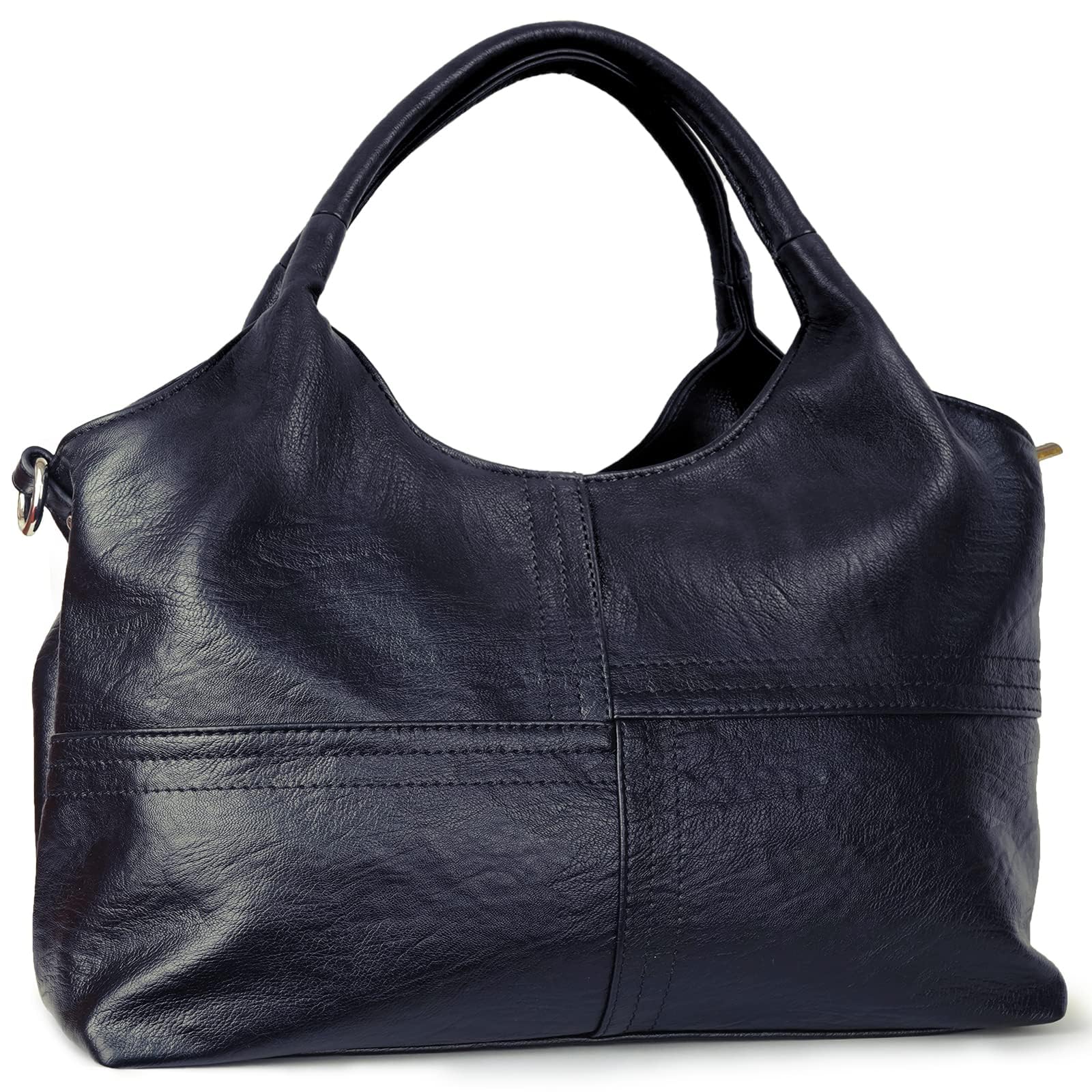 KOGTLA Vegan Leather Purses for Women with Detachable Satchel Strap Ladies Handbags Tote Hobo Bags with Top Handle