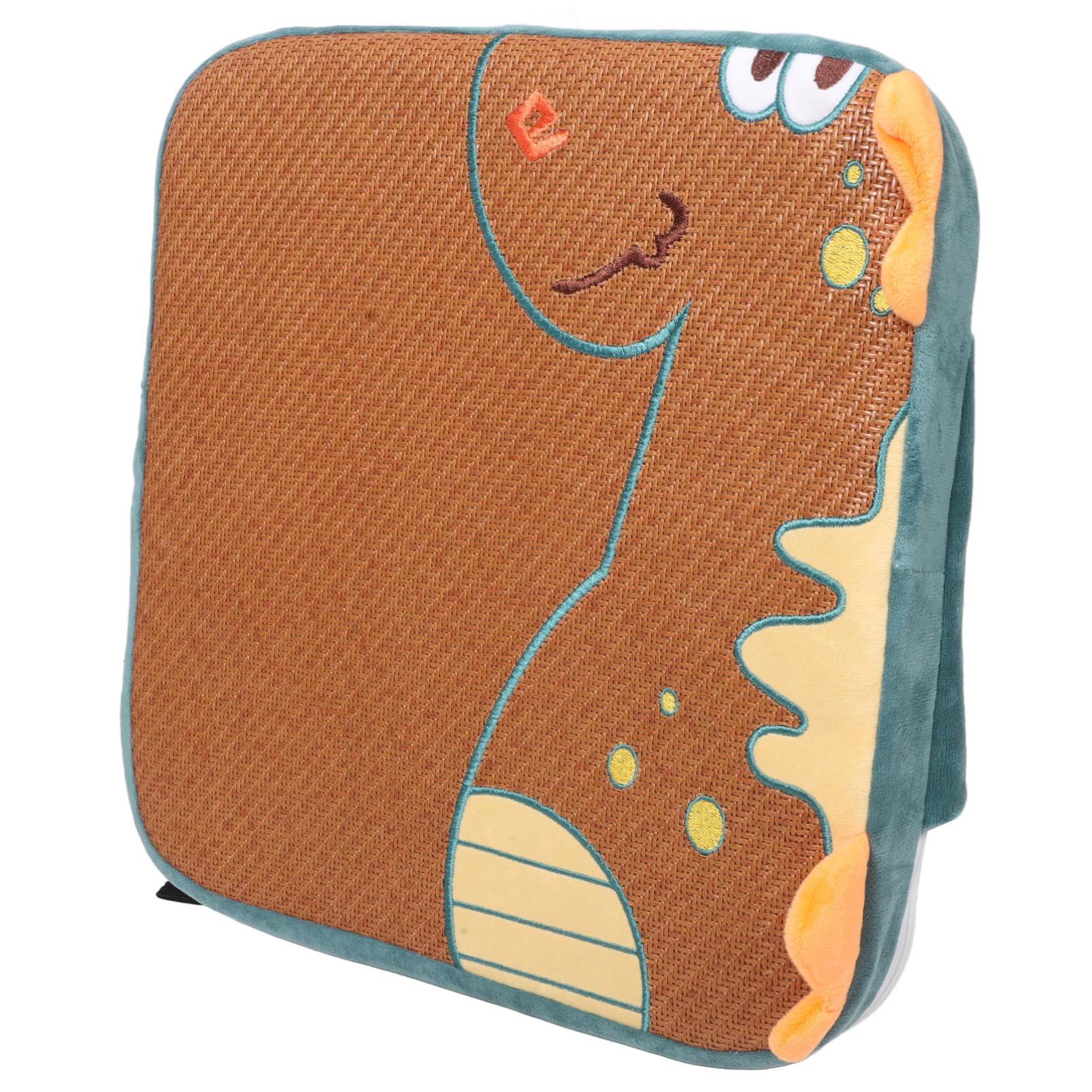 ibasenice Kinder Sitzerhöhung Grün aus Stoff mit Cartoon Muster | Esszimmerstühle, Bequemes Sitzkissen, Sommer und Lernen, Passend für Kinder und Kleinkinder