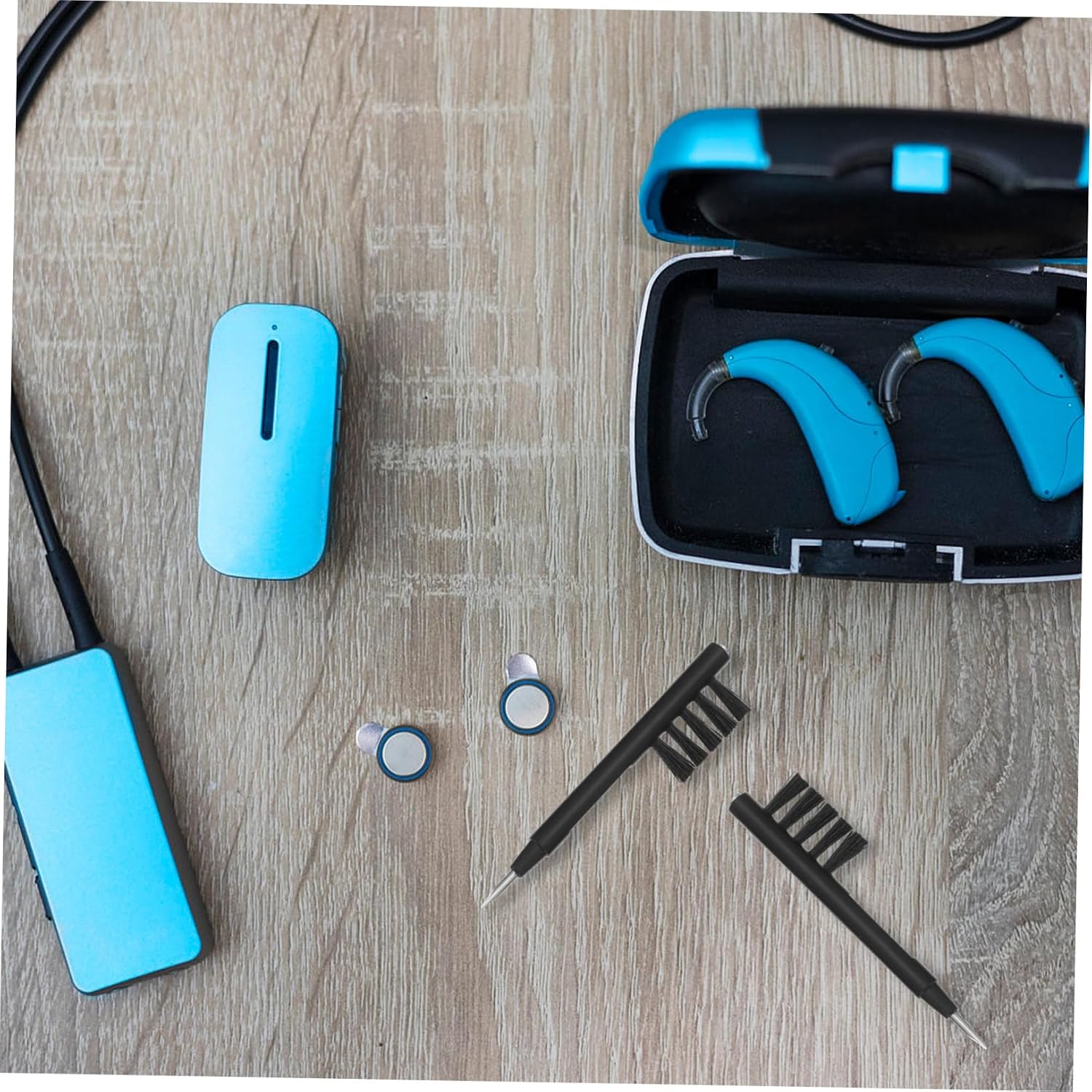 5pcs Hearing Amplifier Cleaning Brush Non- Screwdriver Tools for Ear Wax Removal and Maintenance Essential Cleaning Accessories for