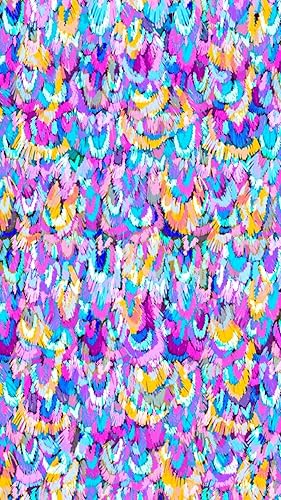 Miniatura 5 de Minerva Exclusive Proud Plumage Viscose Challis Fabric - per Yard