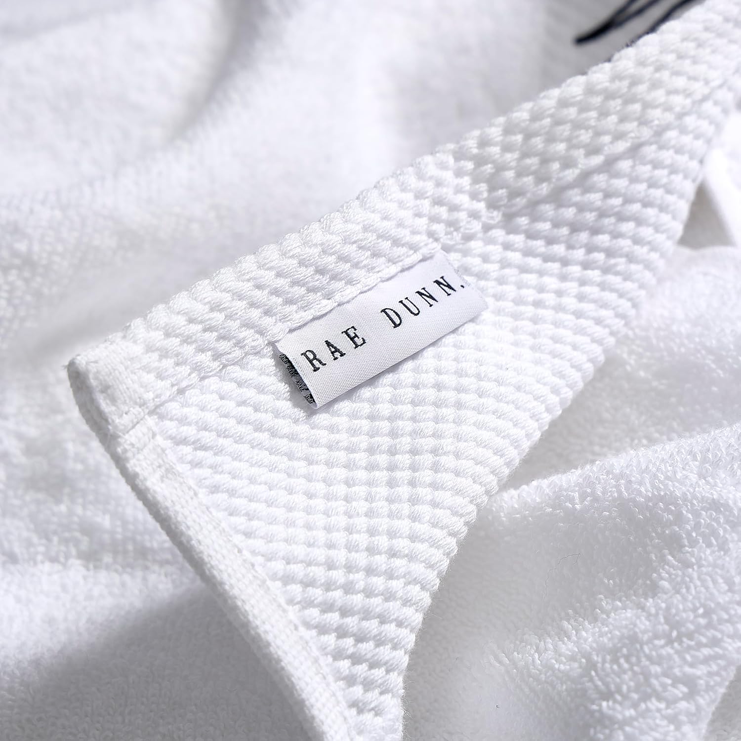 Rae Dunn Hand Towels, Embroidered Decorative Hand Towel for Kitchen and Bathroom, 100% Cotton, White- Fresh/Clean/Calm/Bliss, 16"x 28" - Image 6