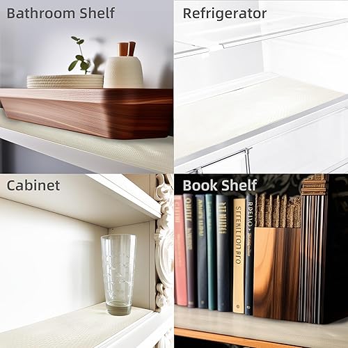 Miniatura 6 de Revestimientos para armarios de cocina, impermeables y a prueba de aceite, revestimiento de plástico duradero para gabinetes, no adhesivo,