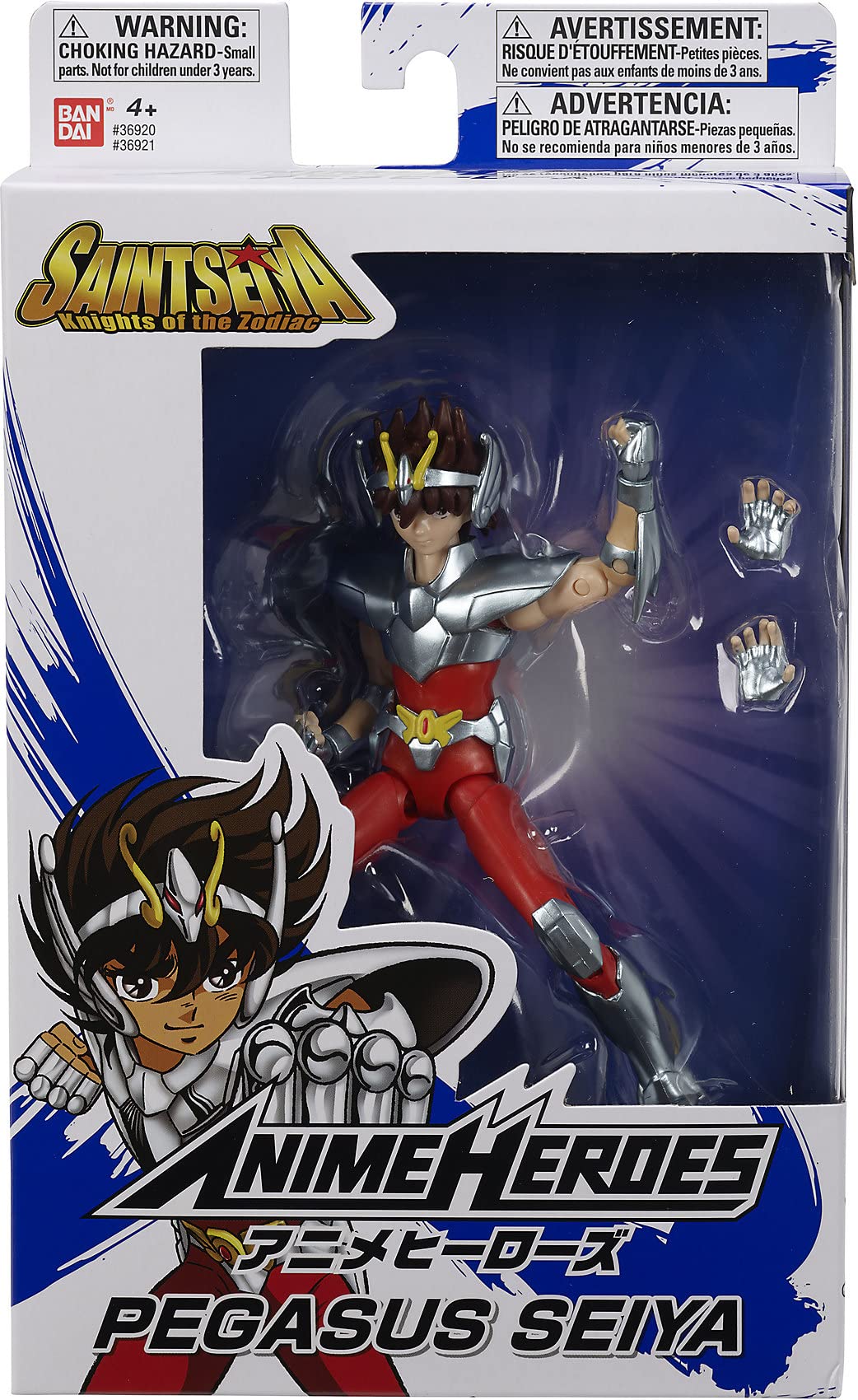 Bandai - Anime Heroes - Saint Seiya, Rycerze Zodiaku - Figurka Anime Heroes 17 cm - Seiya de Pegase - 36921