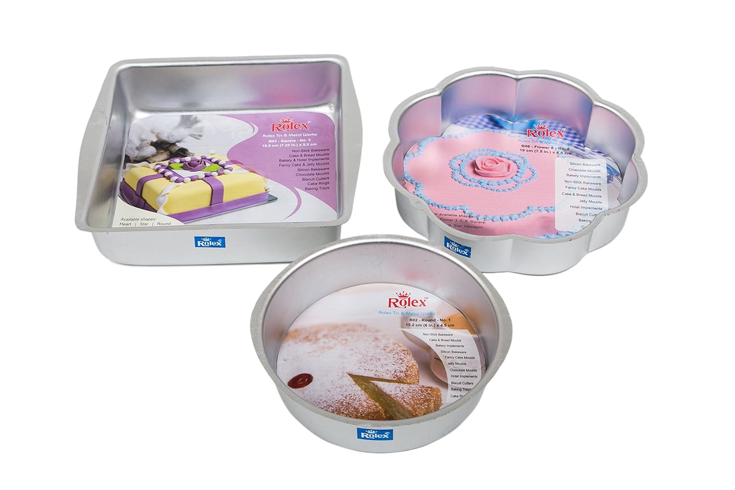 rolex aluminium cake mould