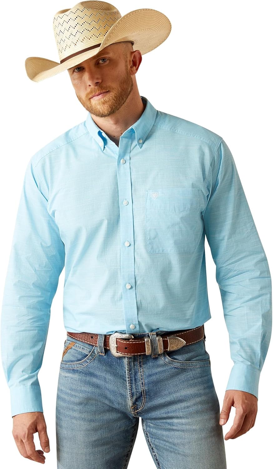 ARIAT Men's Big and Tall Classic Fit Wrinkle Free Shirt