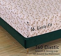 Vista 21 de RUVANTI Flannel Sheets Twin Size - 100% Cotton Double Brushed Twin Sheets Set, Deep Pockets 16 Inches, All Seasons Breathable & Extra Soft Bed Bali