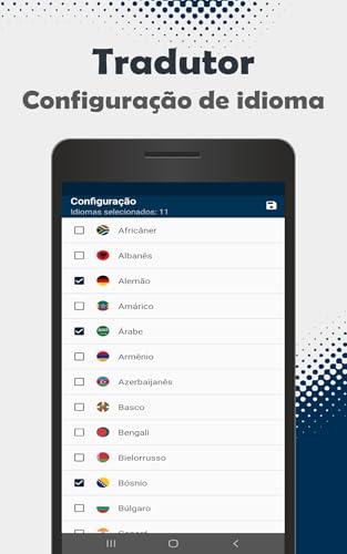Tradutor - suporte para 104 idiomas (inglês, chinês, japonês, espanhol, francês, etc)