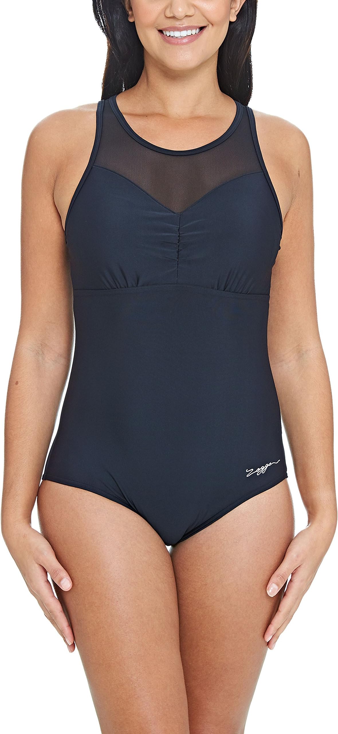 Zoggs Women's Marengo Mesh Clip Back Swimsuit (Pack of 1)