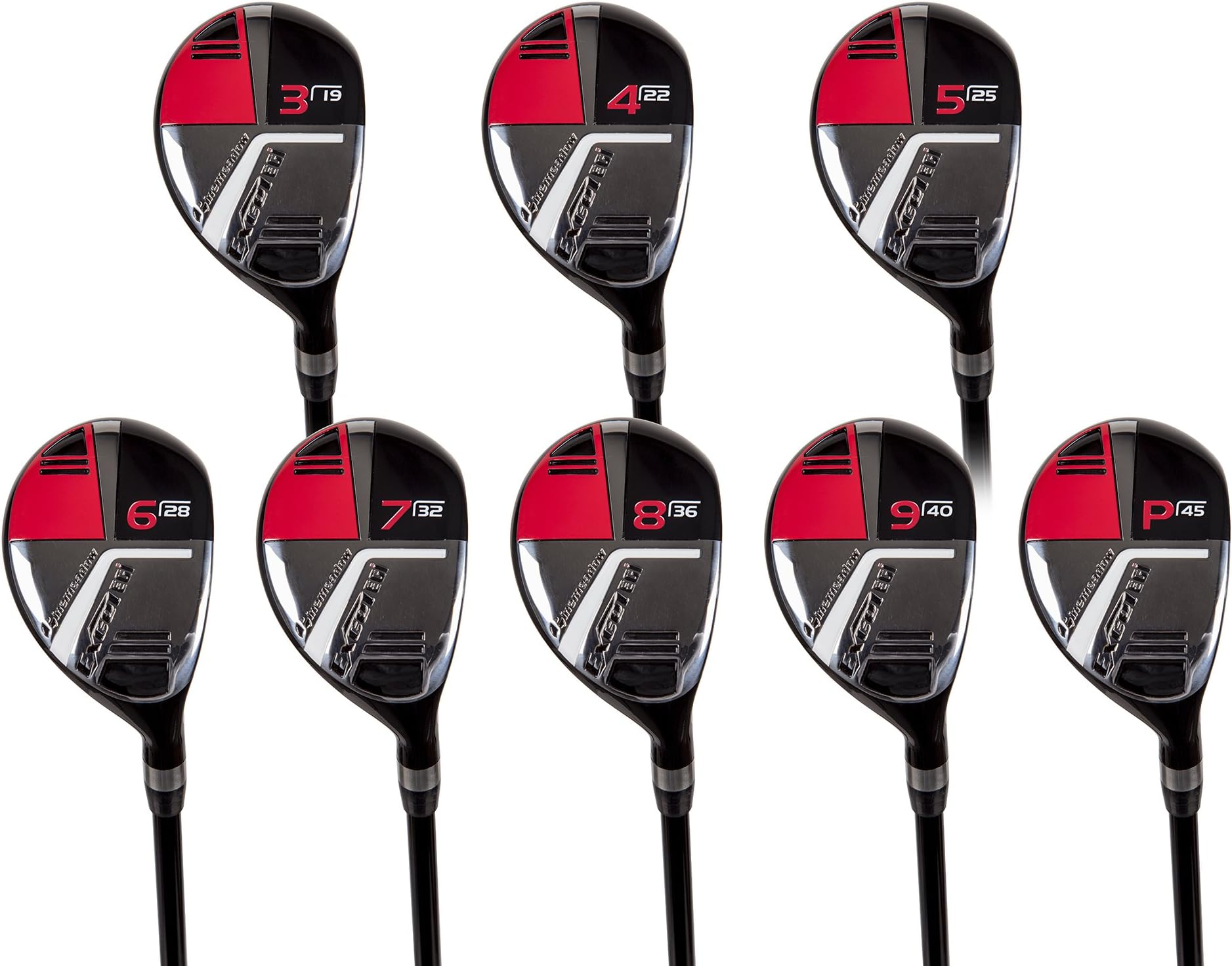 Pinemeadow Golf Pinemeadow Excel EGI Hybrid Set (Men's, Right Hand, Graphite, Regular, 3-PW) (