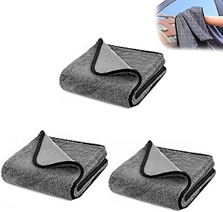 3Pcs Shiny Bath XXL Drying Towel, Microfiber Car Drying Towel, Long Twist Pile Car Microfiber Drying Towel, Microfiber Car Drying Towel Super Absorbent (3PCS)