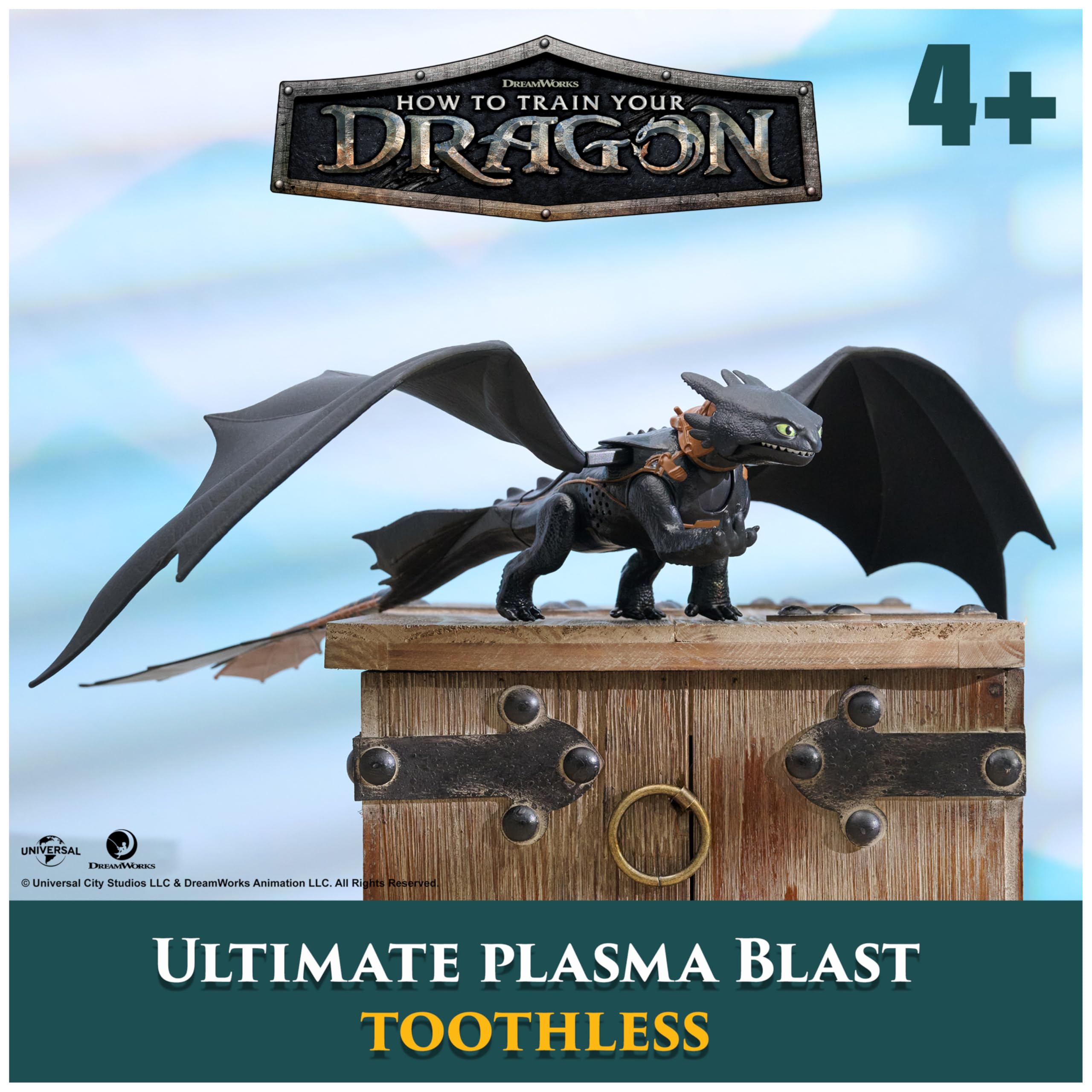 Dreamworks Dragons 6072541 Figure UltPlasmaBlast Tthlss, wielokolorowa