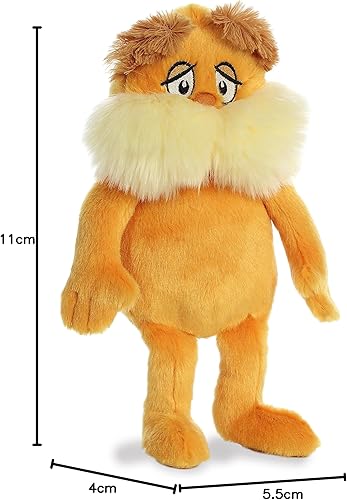 Miniatura 5 de Aurora Dr. Seuss El Lorax Figura de Peluche Fantástica - Peluche Oficialmente Licenciado para Juego Imaginativo - Perfecto para Niños y Adultos -