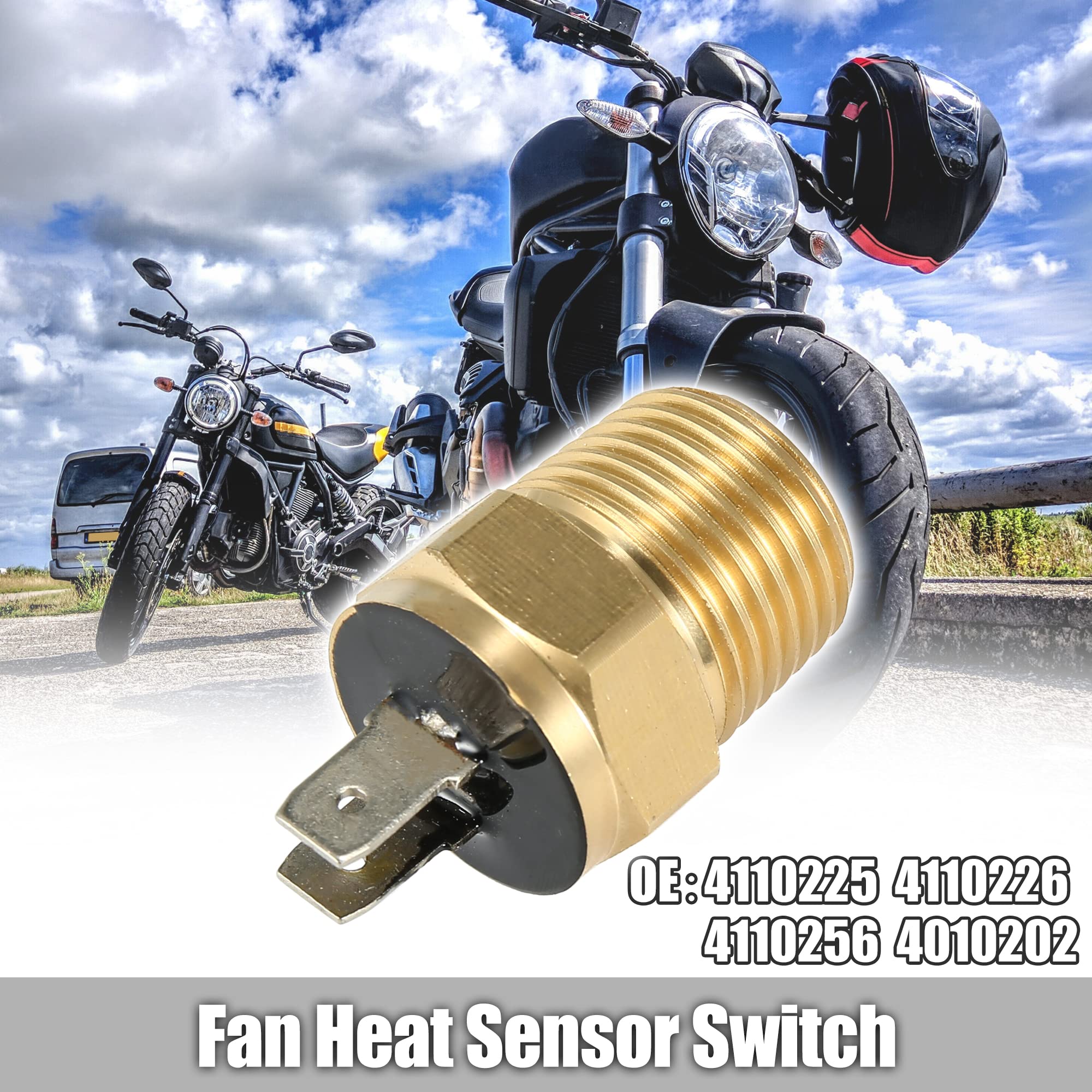 Polars Sportsman 400 HO Radator Fan Thermal Sensor Swtch By Quad