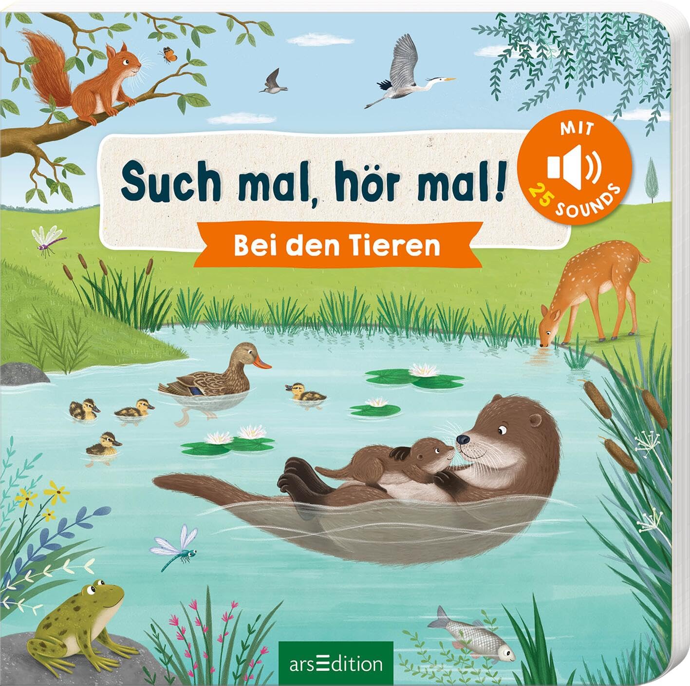 Such mal, hör mal! Bei den Tieren: Mit 25 Geräuschen | Soundbuch mit Tieren zum Suchen im Wimmelbild mit dazugehörigen Sounds für Kinder ab 18 Monaten