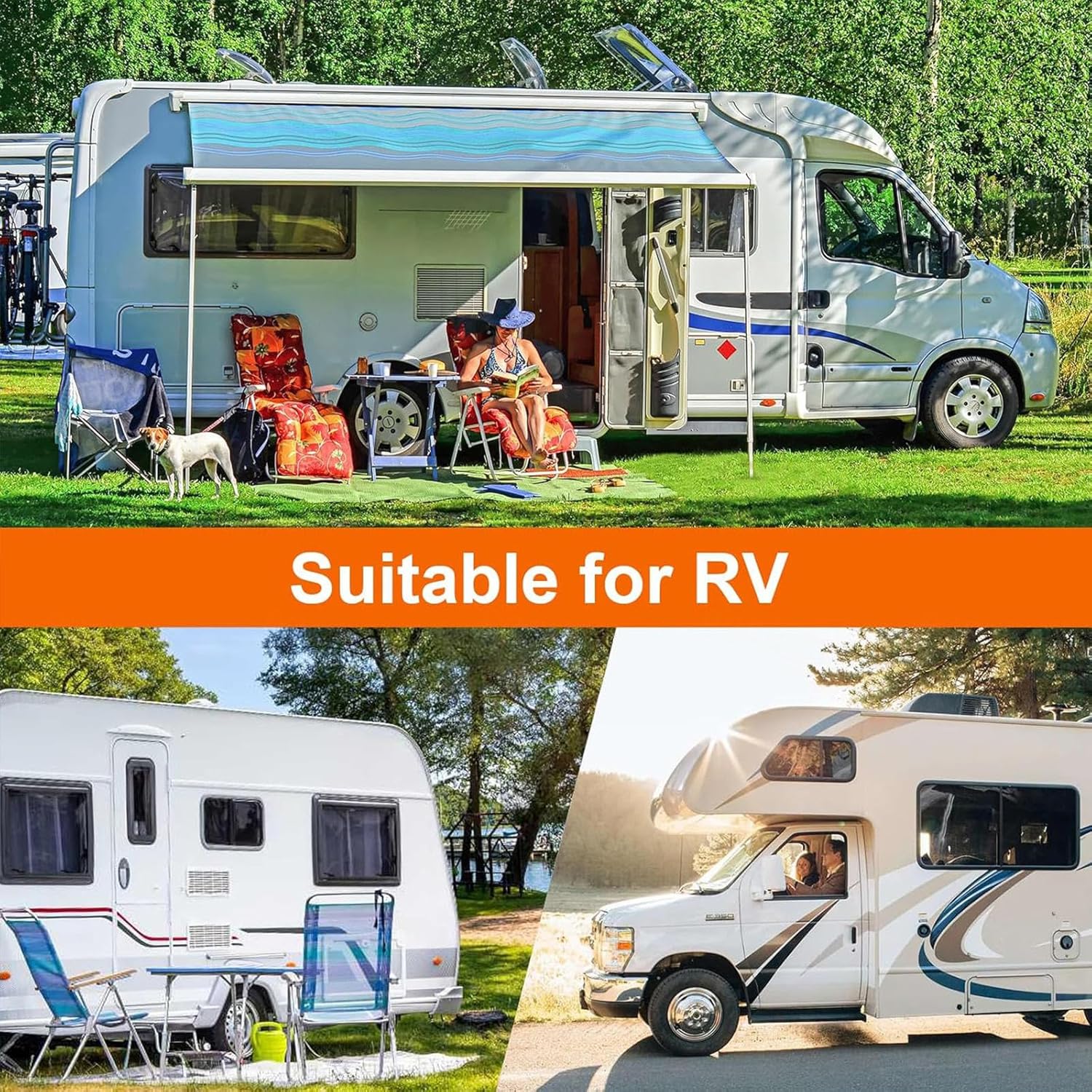 Rv Covers for Roof Only 210D Oxford Cloth Rv Covers for Roof Only Foldable Storage, Easy to Clean Utility Trailer Cover Trailer Cover,Silver-27.8 * 9.8ft