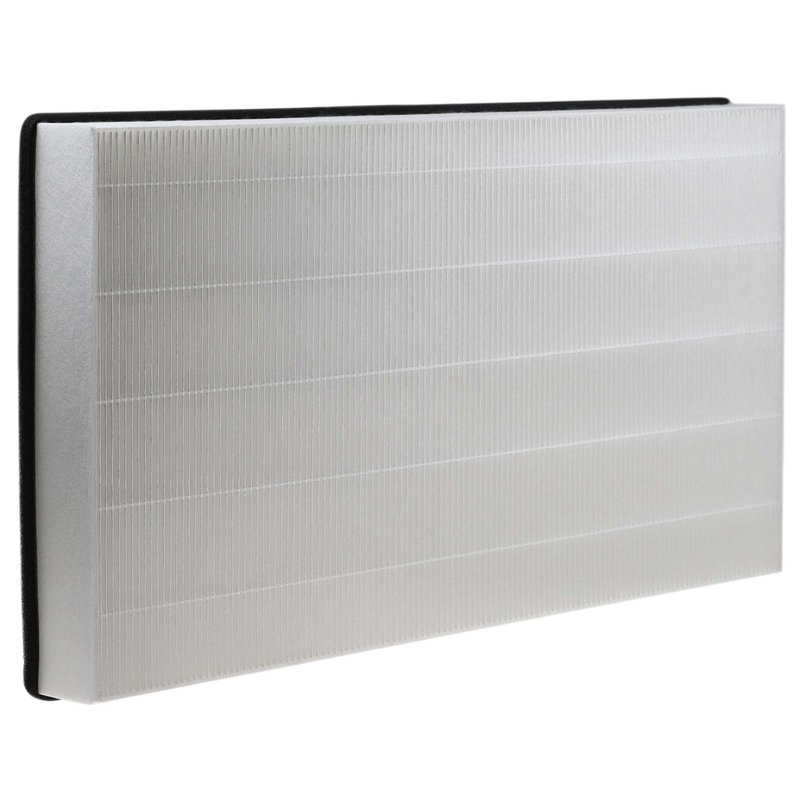 vhbw 4x Filtro polen compatible con Vallox ValloPlus 450 SE Sole, 500 SC unidad ventilación - Filtro aire F7, 45,3 x 22,5 x 5,2 cm negro blanco