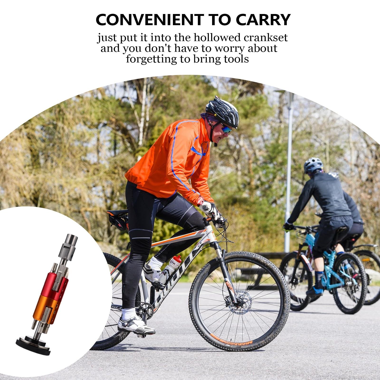 GALPADA Mountainbike aus Aluminiumlegierung und S2 Stahl Reparaturwerkzeug Verschleißfest und Leicht Tragbar Praktisches Fahrradwerkzeugsatz für Unterwegs