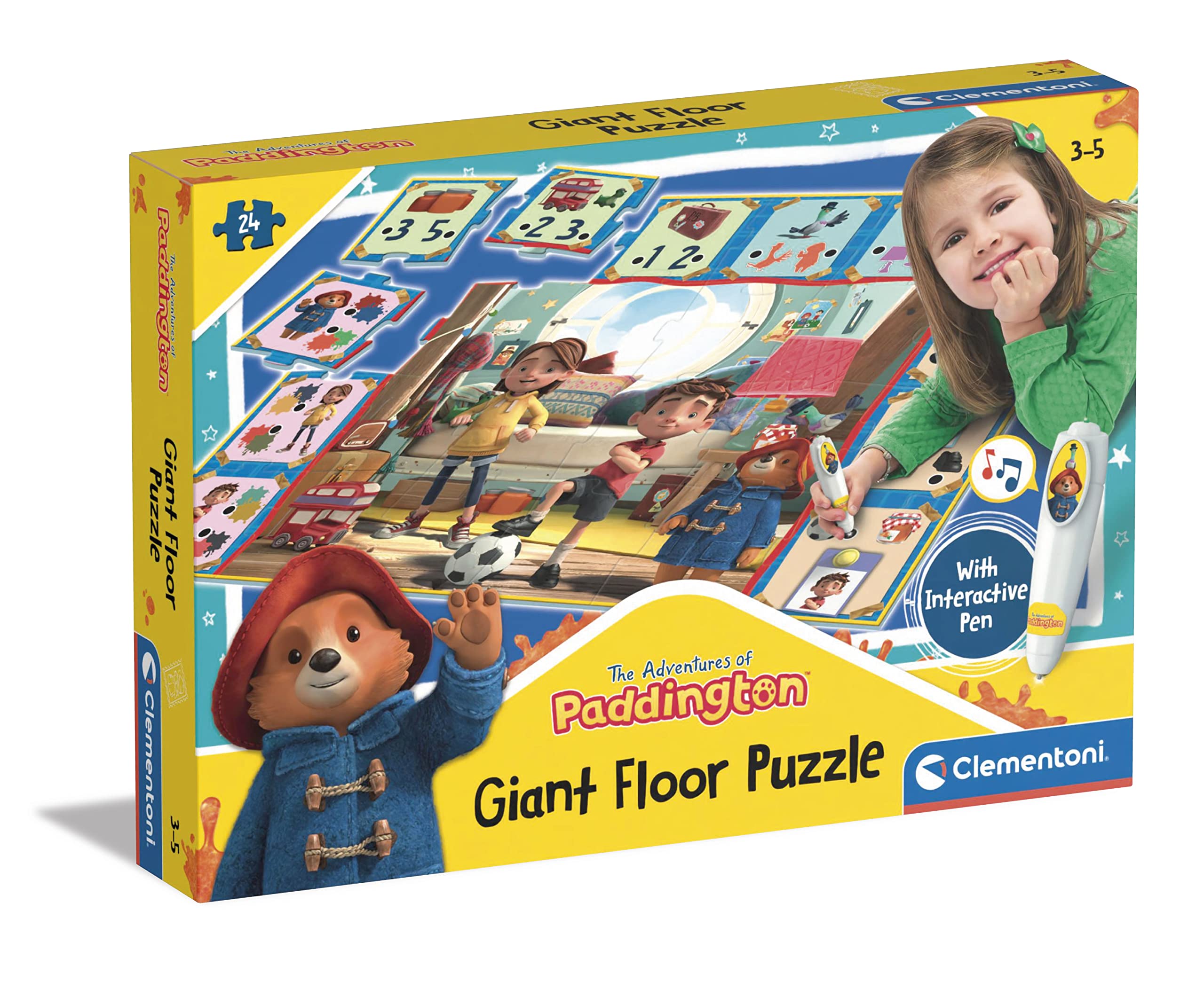 Clementoni - Paddington Puzzle de Suelo Gigante, 16390