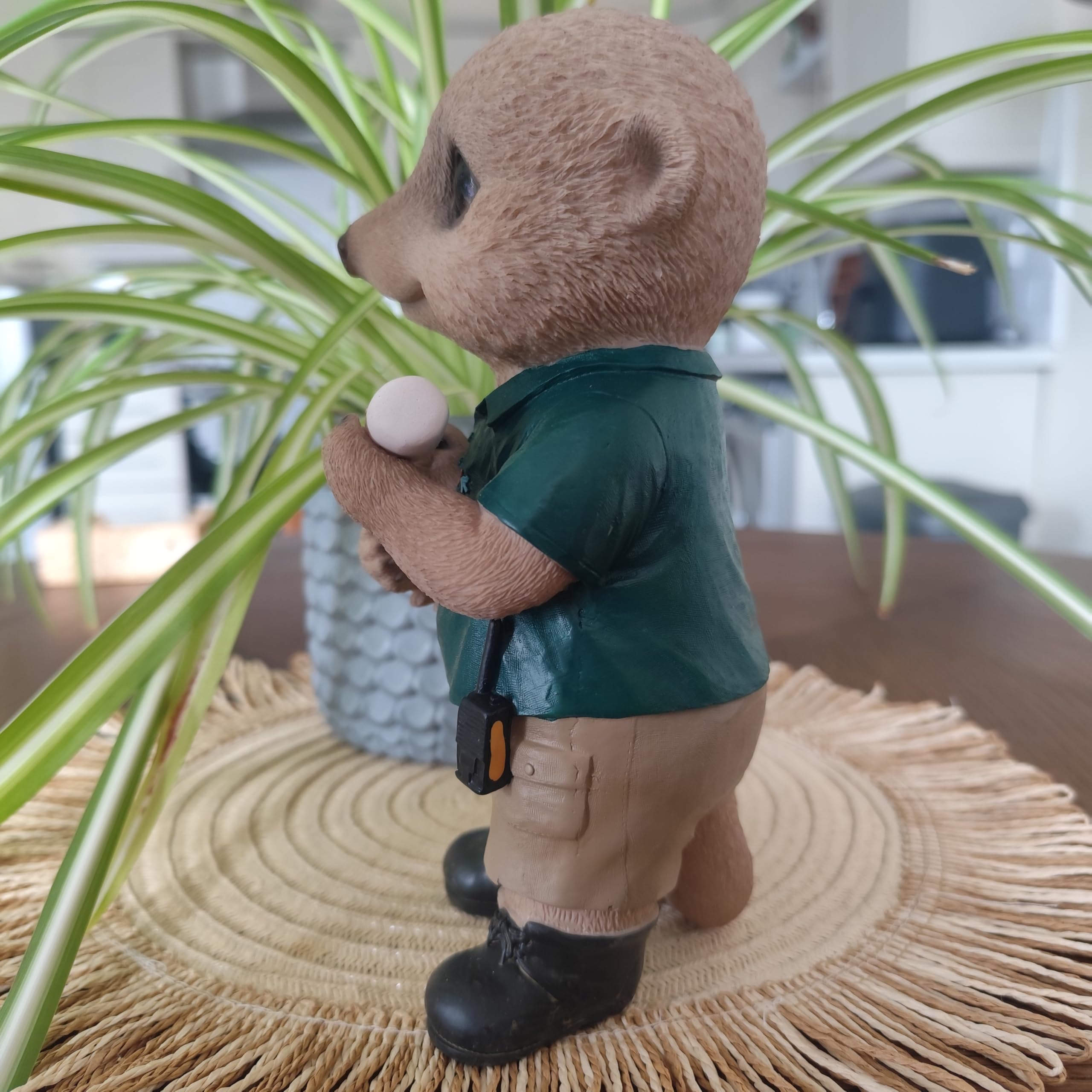 Vivid Arts - XMK-2378-D Baby-Erdmännchen-Zookeeper für Haus oder Garten, 23 cm