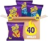 Takis 40 Pieces/28.3 g Assorted Pack, assorted mixed rolled tortilla chips - (20) Fuego 28.3 g, (20) Blue Heat 28.3 g