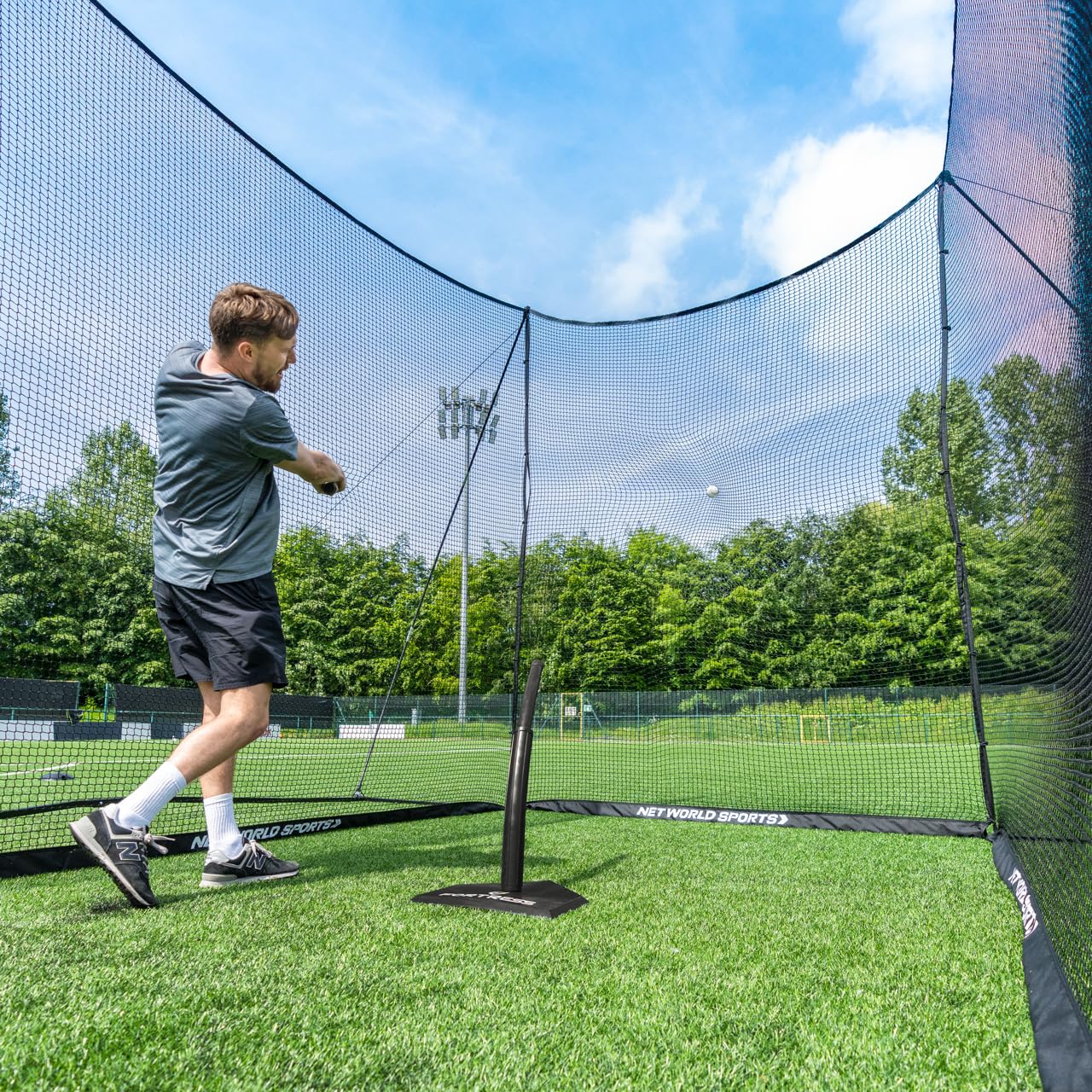 Proflex Stop that Ball™ Ballstopnetz [3 Größen] - Für Fußball, Kricket und Golf