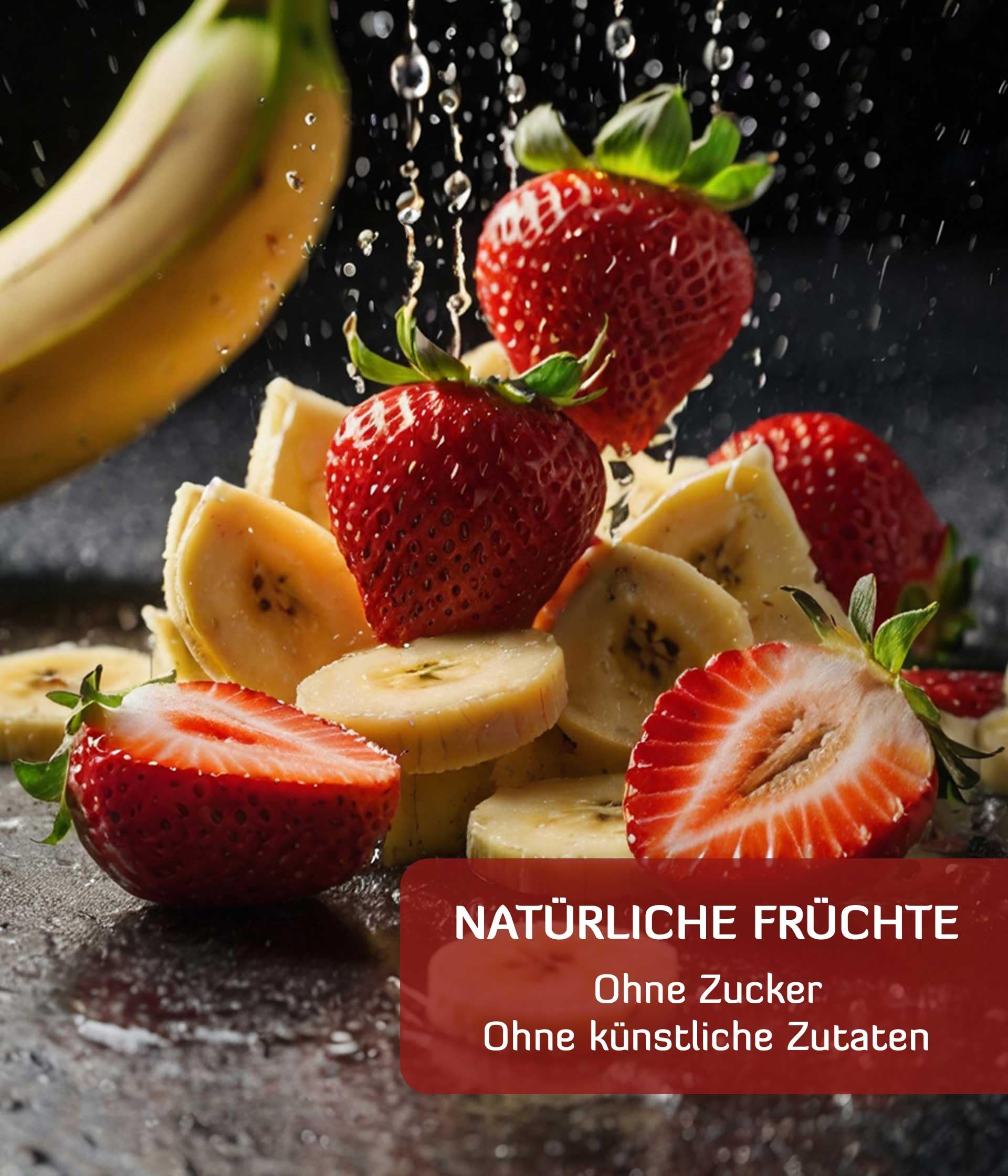 TALI Erdbeer-Banane-Mix 1000 g gefriergetrocknete Früchte