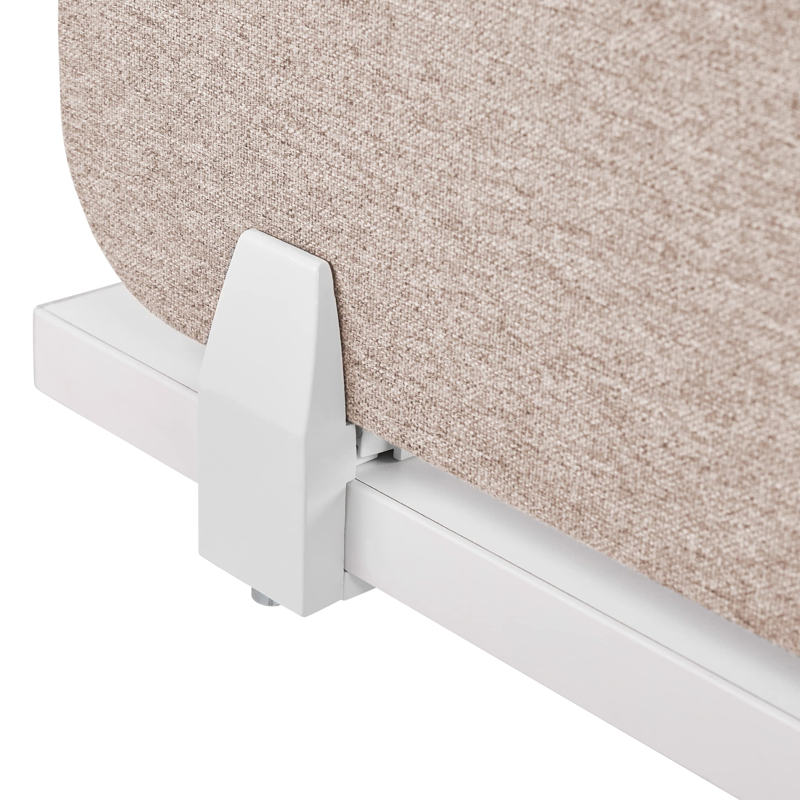 Schreibtisch Trennwand Akustik Polster beige 80 x 40 cm Schallschutz Wally
