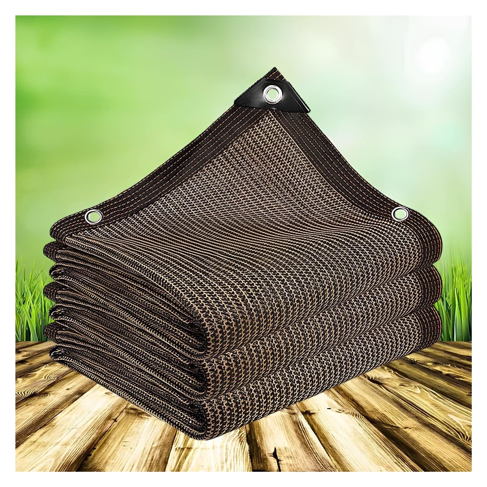 GLDYTVF Outdoor Garden Shade 85% Sun Block Durable Fabric with Grommets for Fences Patios Dog Areas Greenhouses 4x8m (13.1x26.2FT)