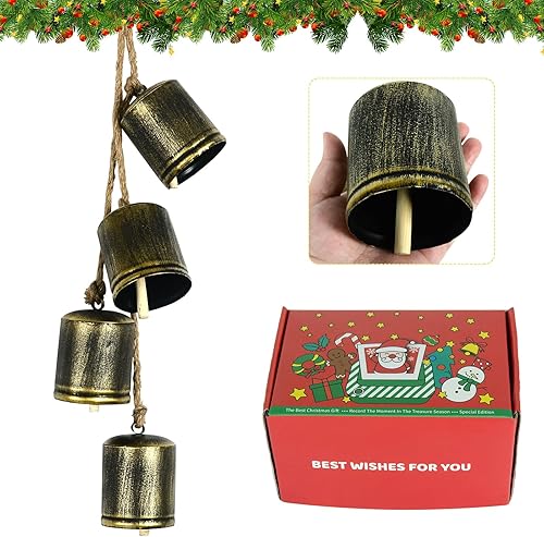 Campana de Navidad, campana azul, decoración de Navidad, decoración de campana de guirnalda, campana de puerta, decoración de árbol de Navidad,