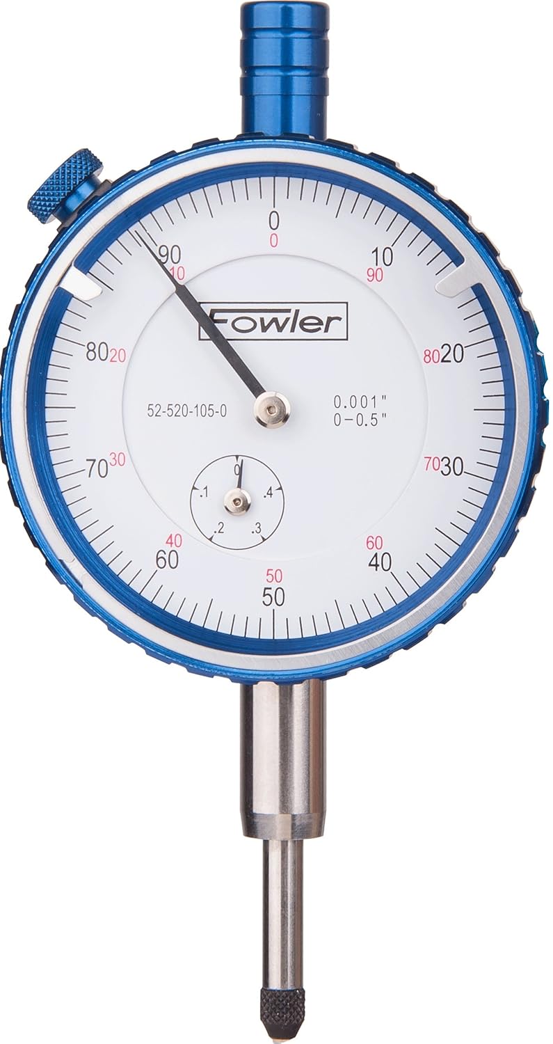 Fowler 525201050, ADG Dial Indicator with 00.50" Measuring Range